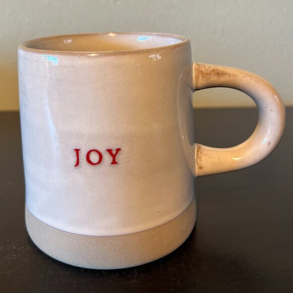 Hearth & Hand with Magnolia JOY Stoneware Mug ~ White Icing Glaze - Picture 1 of 10